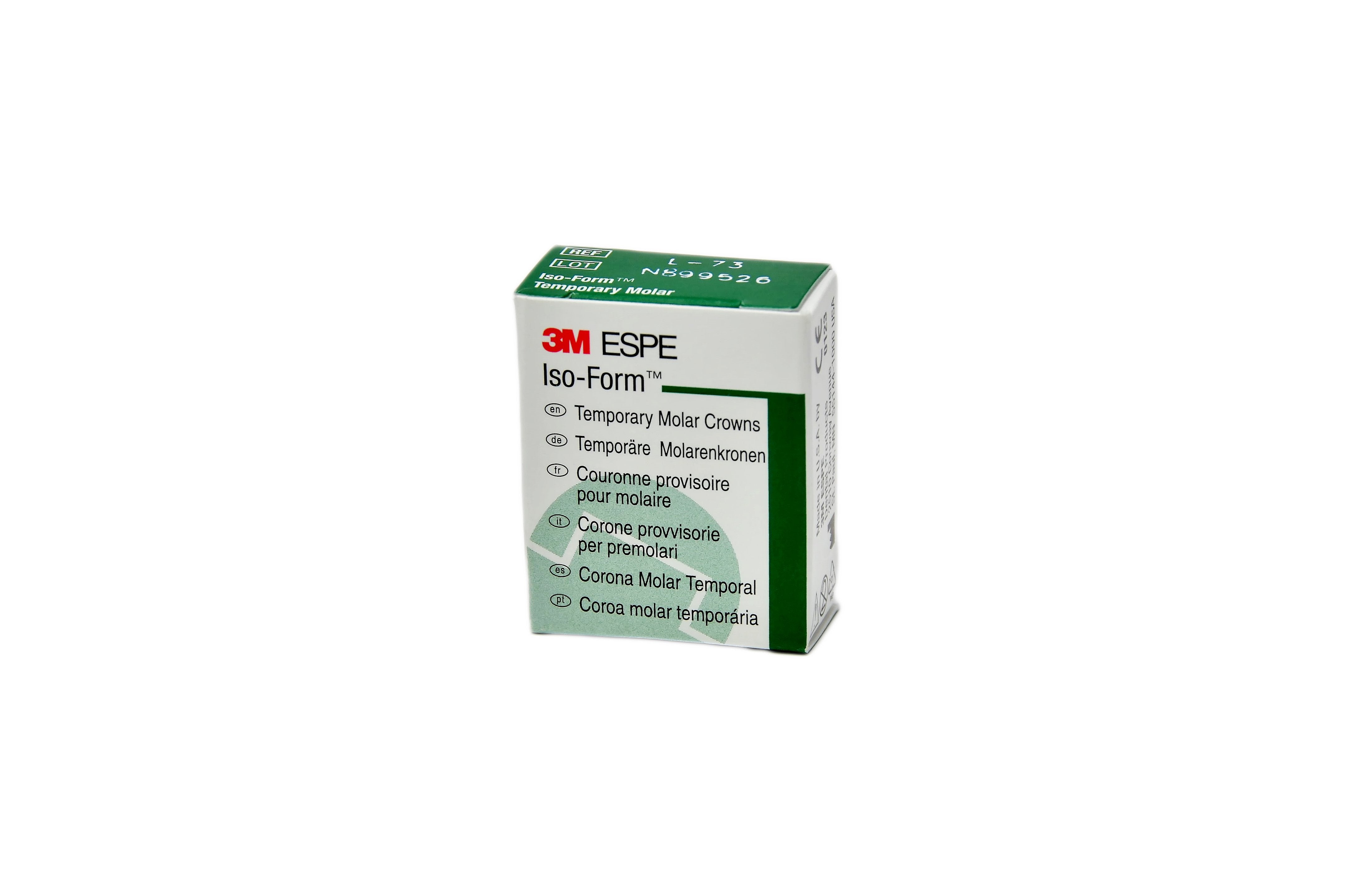 3M ESPE L44 Iso-Form Temporary Metal Crowns 1st Lower Right Bicuspid 5/Bx 3M ESPE L44 Iso-Form Temporary Metal Crowns 1st Lower Right Bicuspid 5/Bx